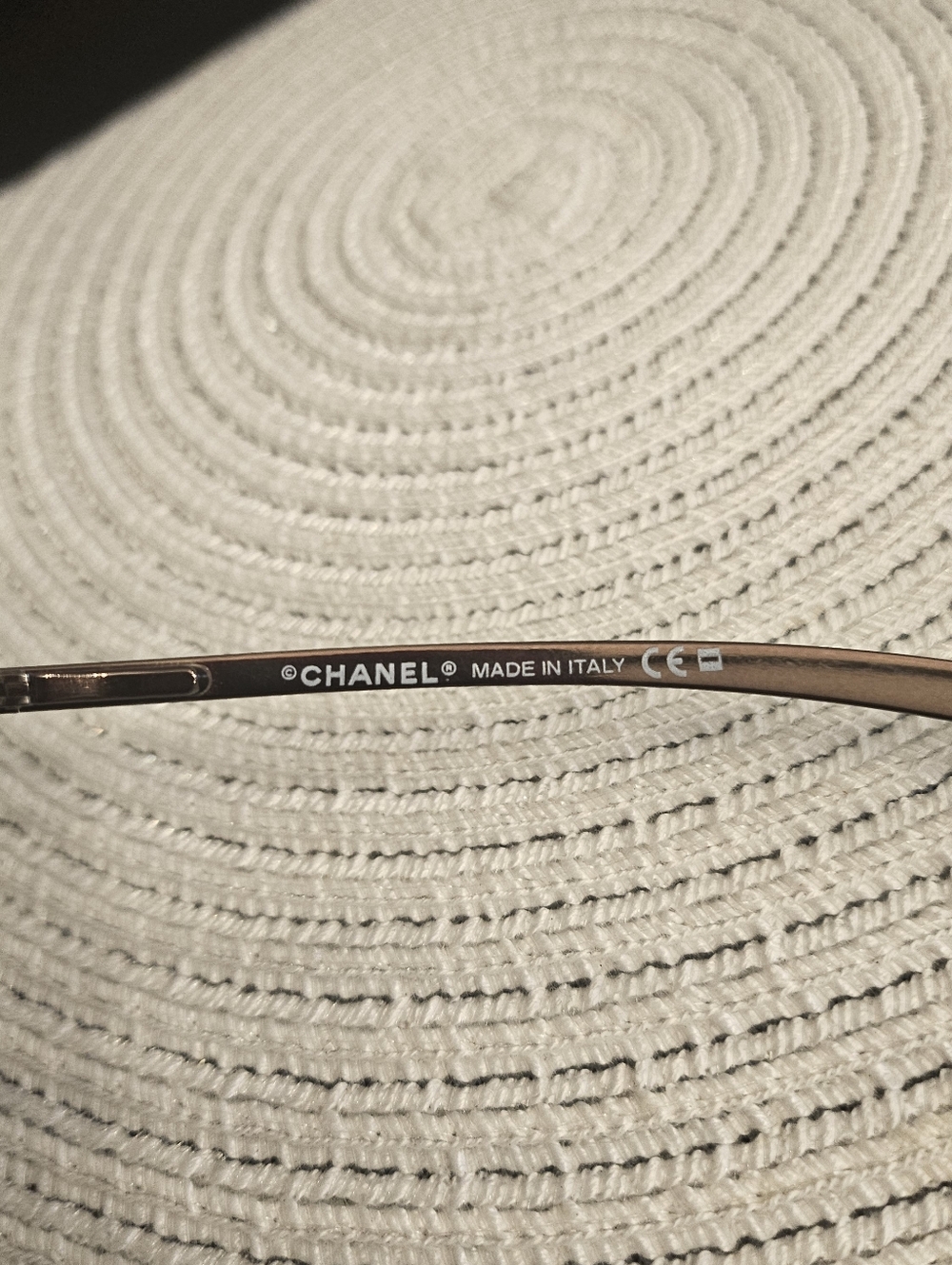 Chanel Shield Sunglasses Brown Tortoiseshell Gradient Lens Logo Italy - Picture 5 of 9